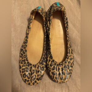 Tieks by Gavrieli Leopard Print Ballet Flats EUC
